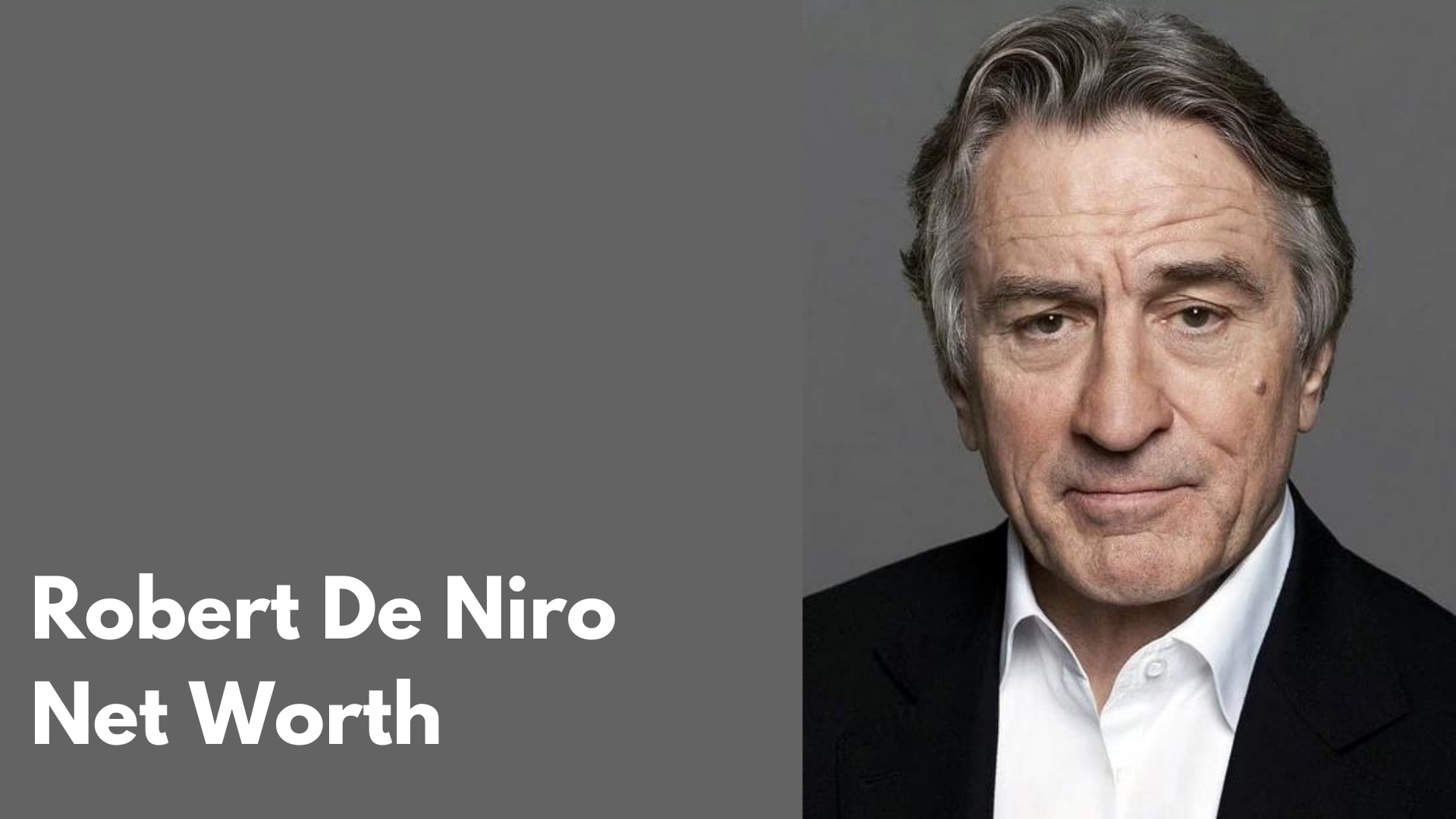 Robert De Niro Net Worth